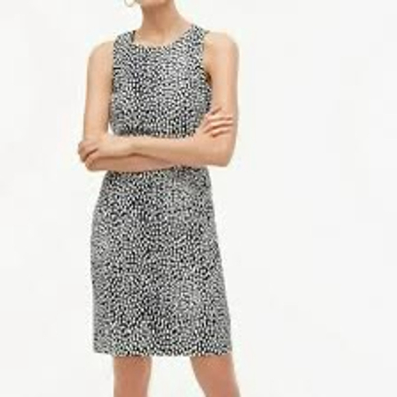 *NEW* J. Crew Basketweave Pencil Dress Size 8 sleeveless business - Picture 1 of 10